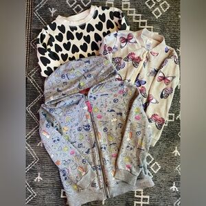 Cat&Jack Carters girls sweatshirt bundle size 6